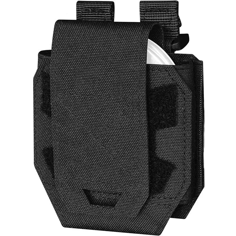 Funda táctica Molle para esposas en color negro