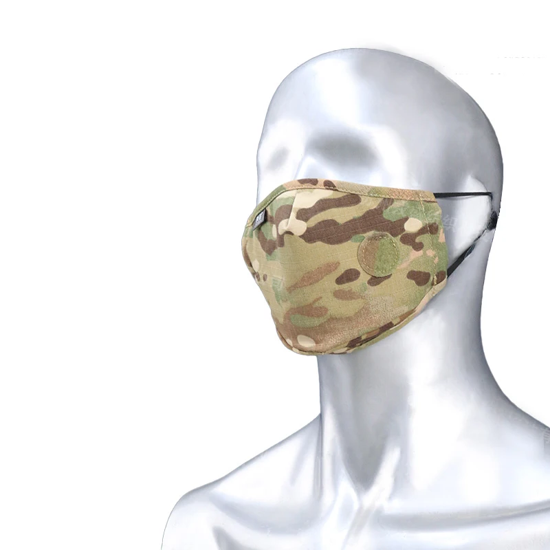 Máscara táctica de camuflaje invierno lavable para caza exterior