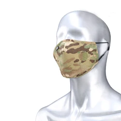 Máscara táctica de camuflaje invierno lavable para caza exterior