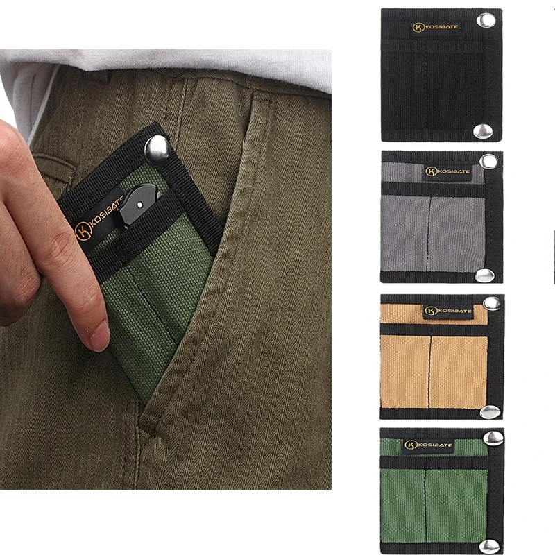 Monedero táctico EDC plegable para exteriores, clip tarjetas - imagen 2