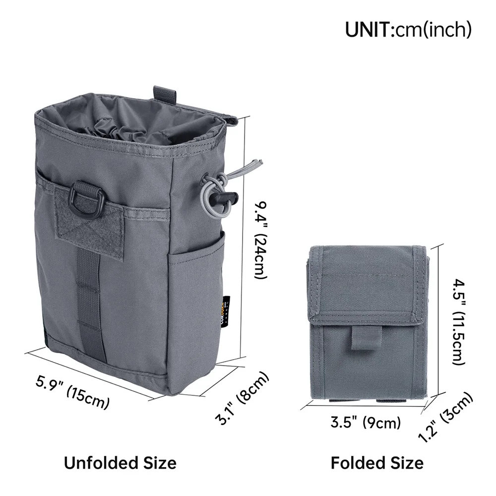 ELITE SPANKER Bolsa Basura Plegable MOLLE Exterior Táctica - imagen 5