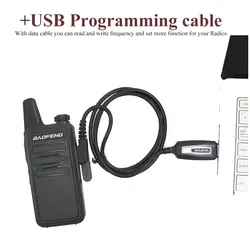 BAOFENG Cable de programación USB para radio portátil UV-5R PMR