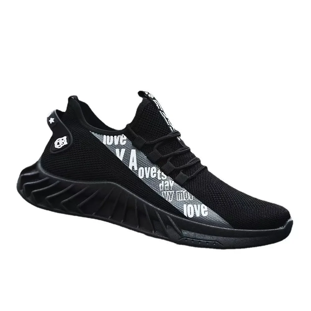 Zapatillas casuales malla transpirable suela blanda ligera para hombre - imagen 5