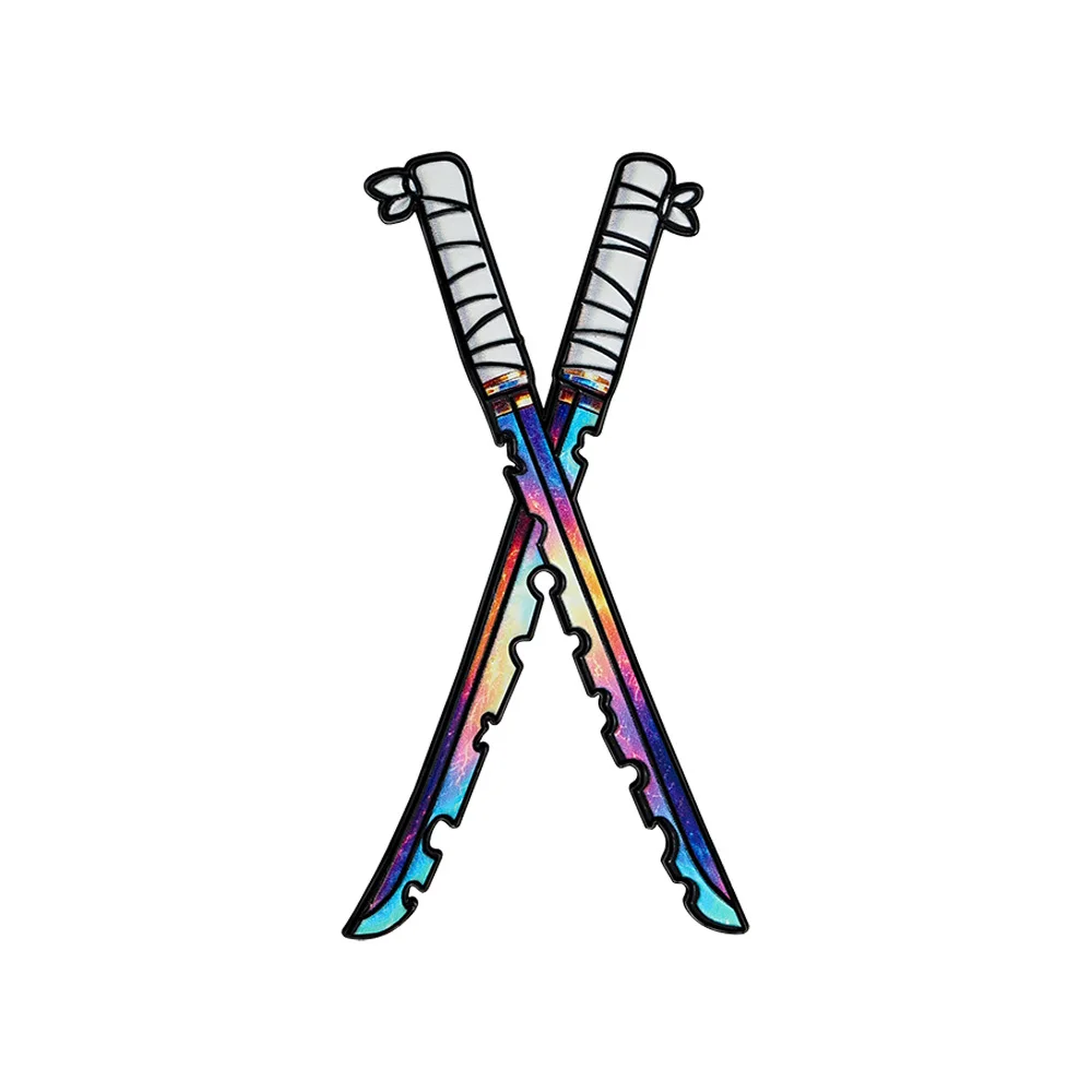 Pins esmalte diseños llama mariposa rayo – Insignias para ropa y mochilas - imagen 3
