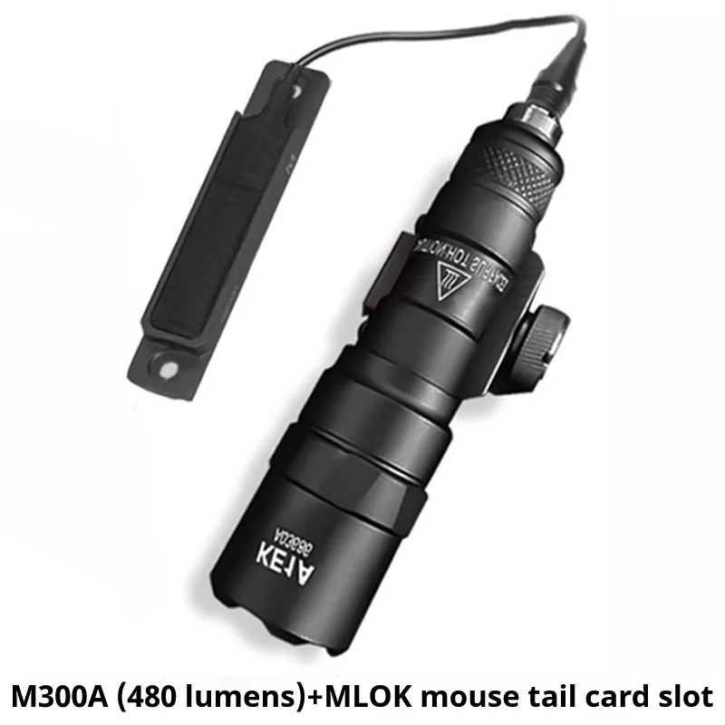 SureFire Linterna táctica M600C Scout M-LOK con ranura para cable