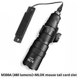 SureFire Linterna táctica M600C Scout M-LOK con ranura para cable