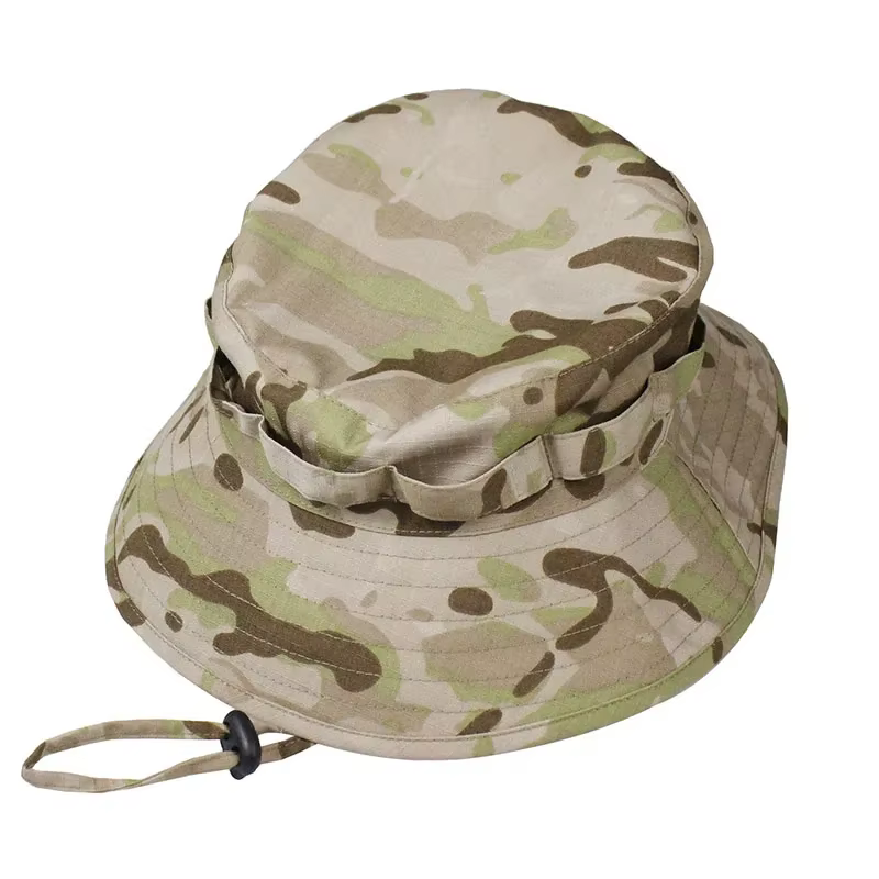 Detalle del tejido y el camuflaje