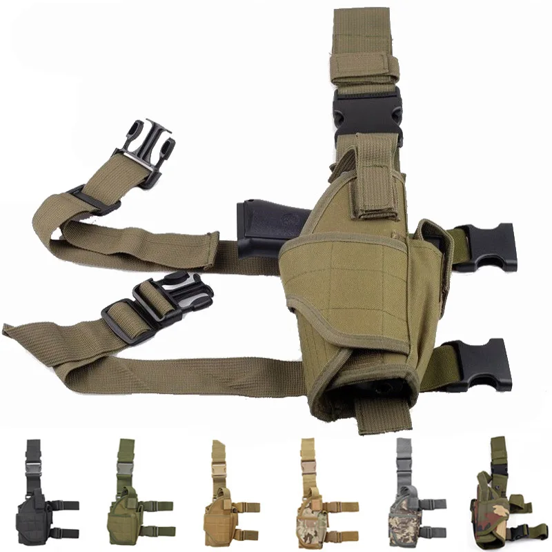 Funda táctica de cuero para pistola, diestra – caza al aire libre - imagen 2