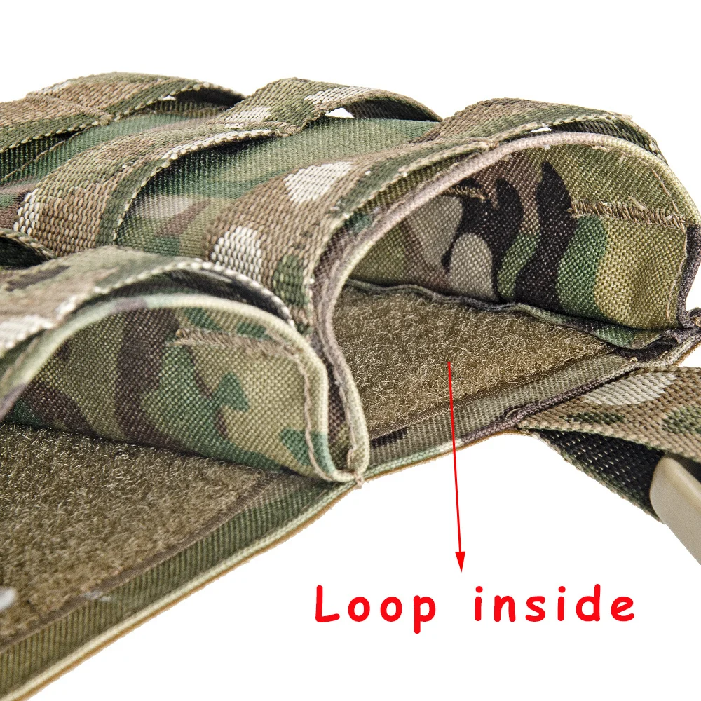Bolsa táctica porta cargadores M4 AK47 inserto MOLLE - imagen 4