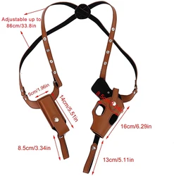 Funda táctica oculta para pistola, soporte de hombro y accesorios