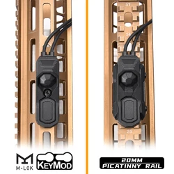 WADSN PEQ-15 iluminador láser IR M300A/M600C con interruptor dual AXON