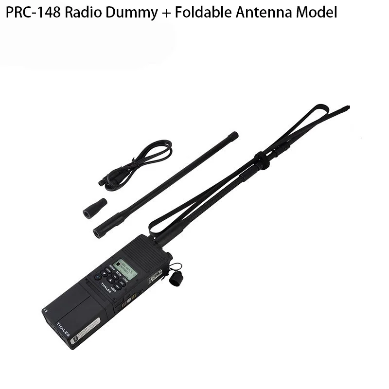 Radio táctica Softair con funda y kit de antena PRC - imagen 2