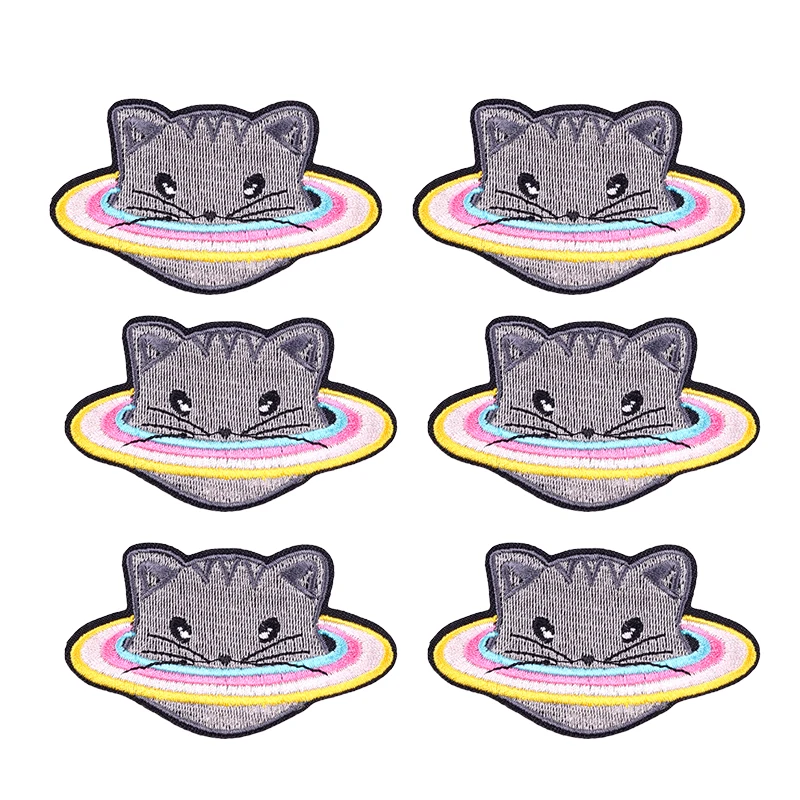 Parches bordados termoadhesivos para ropa – Animales divertidos - imagen 3
