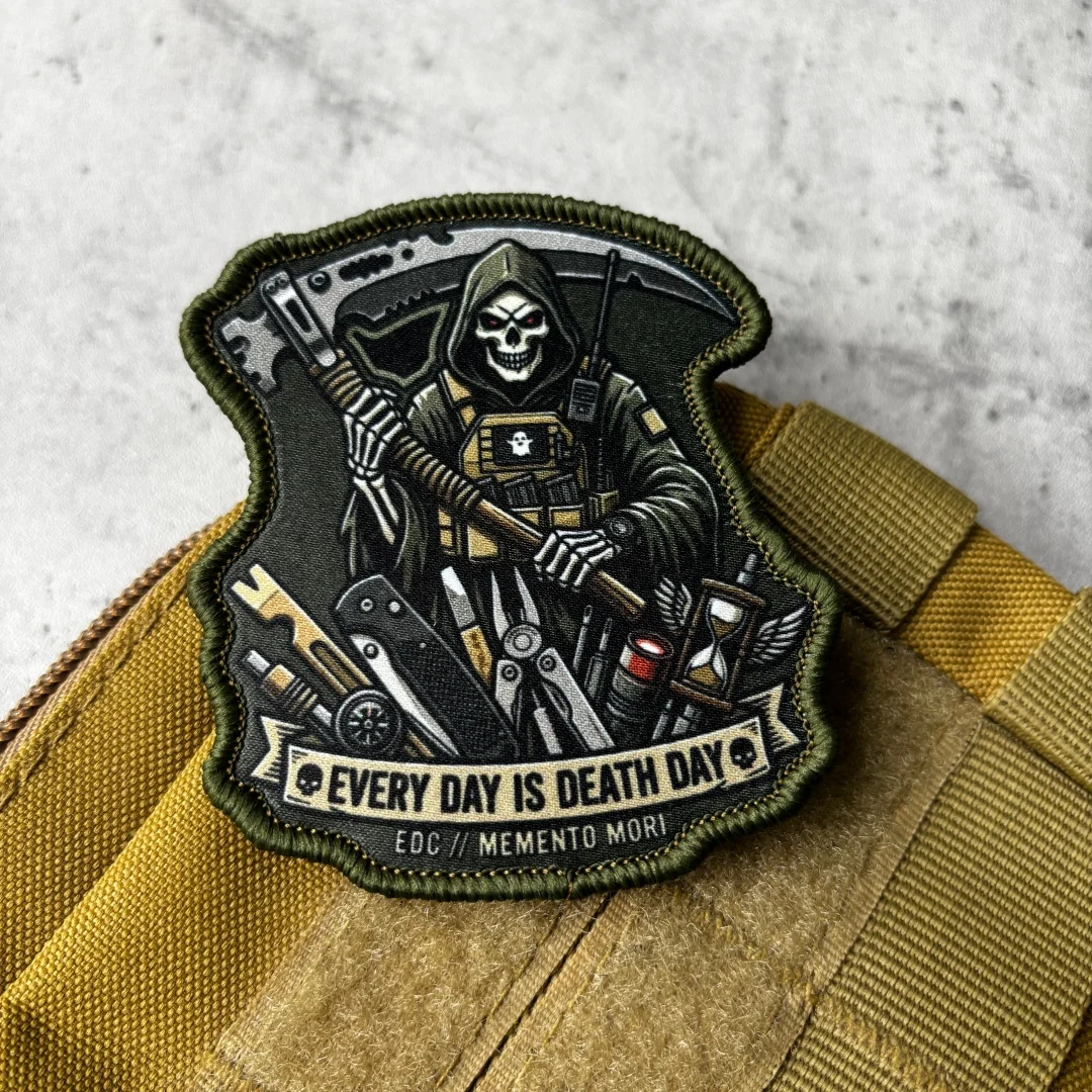Parche táctico de calavera para mochila, chaqueta o chaleco - imagen 2