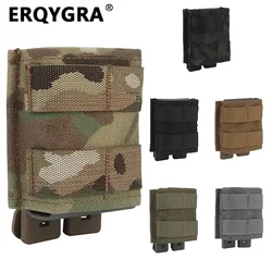 ERQYGRA Funda táctica MOLLE FAST 7,62 AK para revista con clip