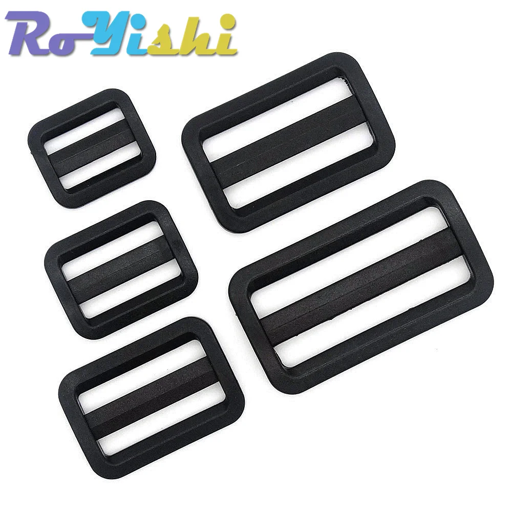 Hebilla ajustable triangular negra – Para correas tácticas de equipamiento - imagen 5