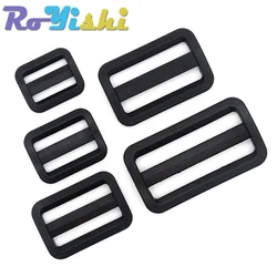 Hebilla ajustable triangular negra – Para correas tácticas de equipamiento