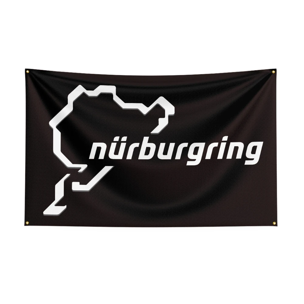 Bandera Nürburgring carreras para decoración de pared interior - imagen 4