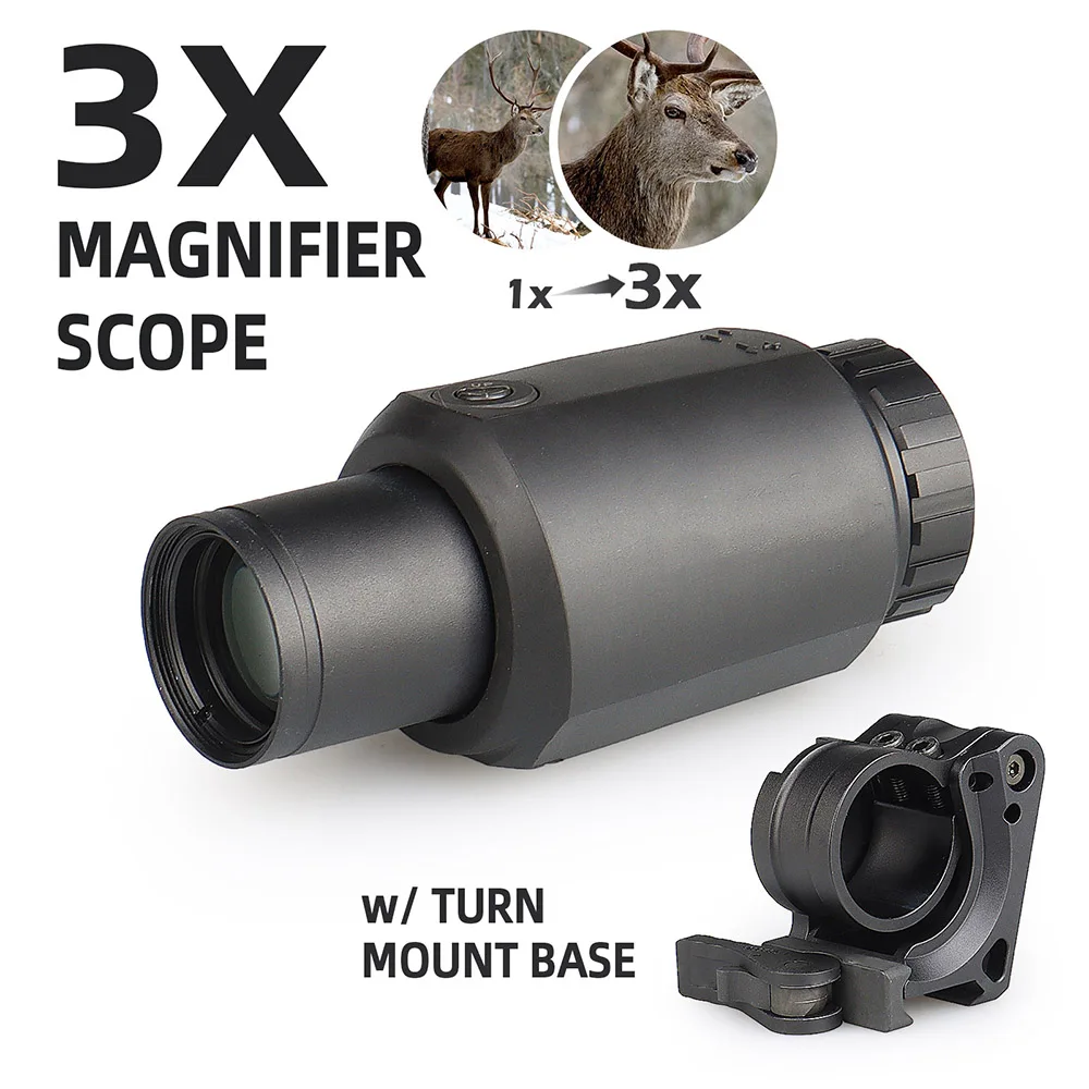 Mira telescópica PPT airsoft, a prueba de golpes robustos e impermeable - imagen 2