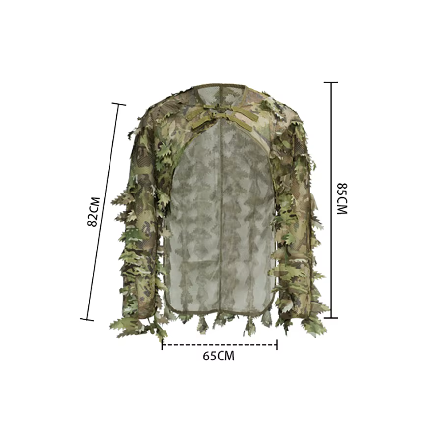 Traje Ghillie CS camuflaje caza airsoft transpirable resistente - imagen 4