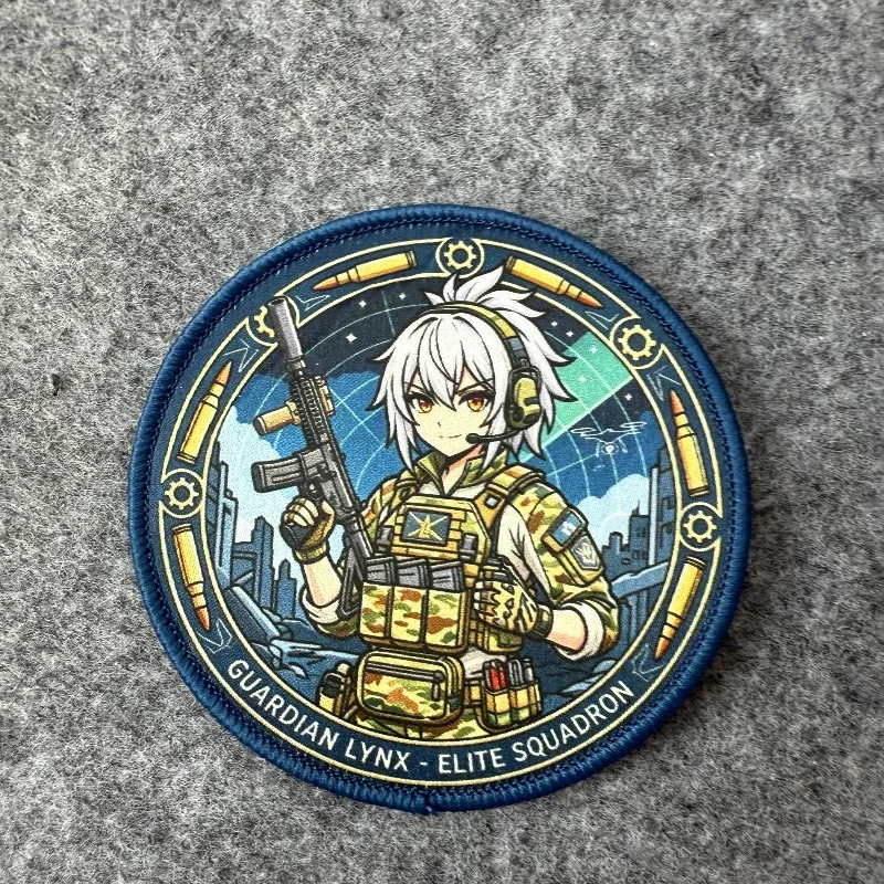 Parche táctico anime para chicas con velcro, mochila exterior - imagen 5