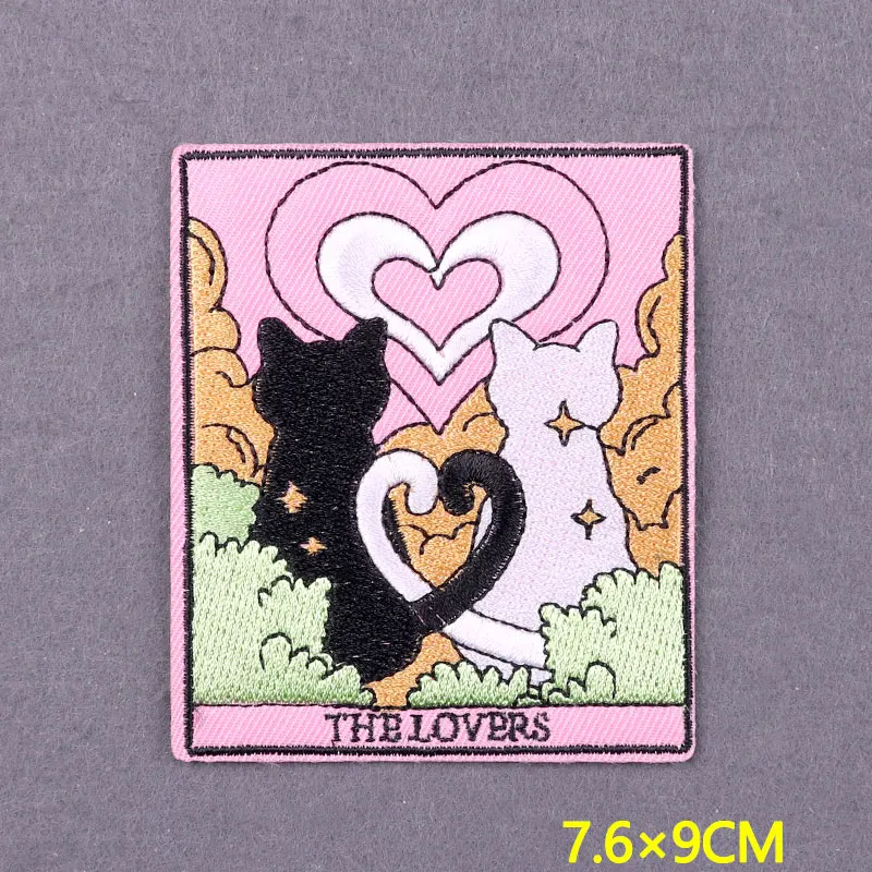 Parche moral gato tarot – Bordado para chaleco MOLLE - imagen 3