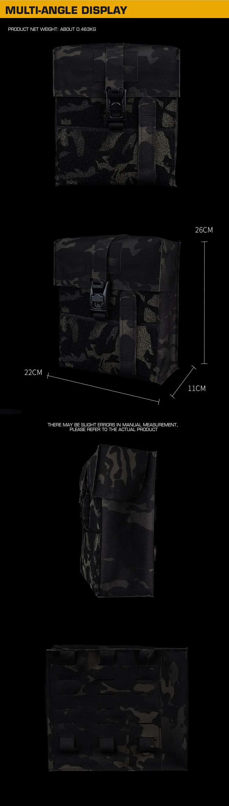 Bolsa desplegable rápida y uso en exterior