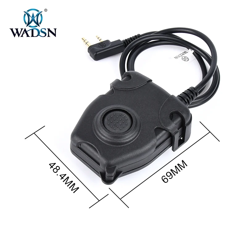 WADSN PTT - botón táctico para auriculares e interfono Walkie-Talkie - imagen 2