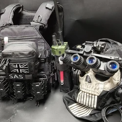 Koenig Ghost portaplacas táctica para airsoft, cosplay y escena
