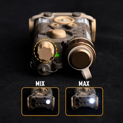 NGAL puntero láser táctico airsoft con interruptor trasero doble
