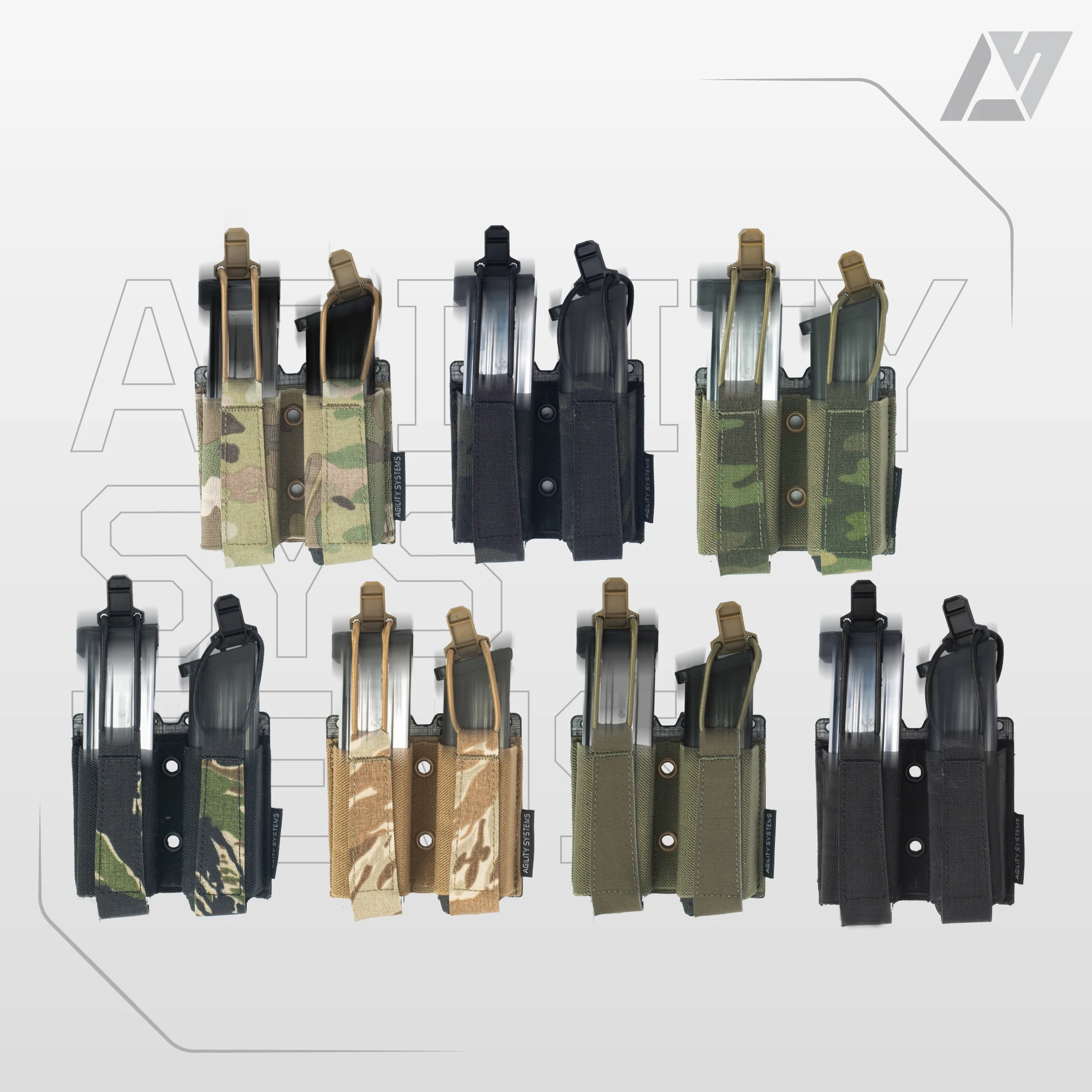 Portacargador doble MOLLE estilo Ferro para cinturón táctico - imagen 5