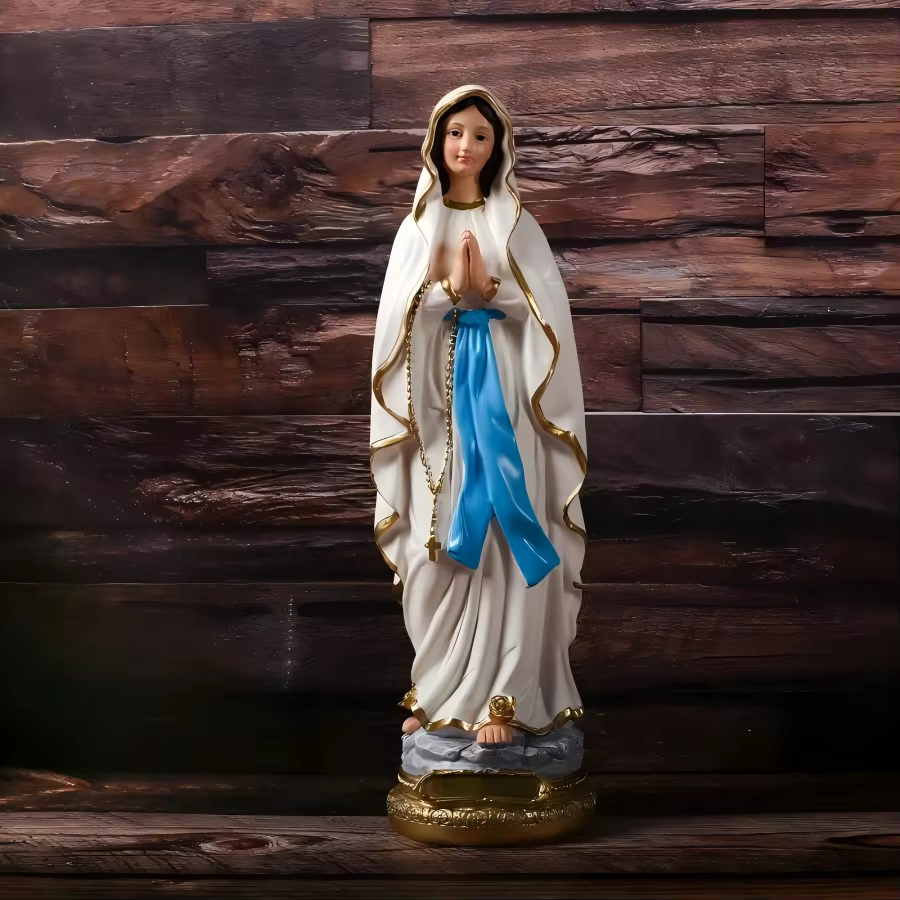 Estatua religiosa de resina