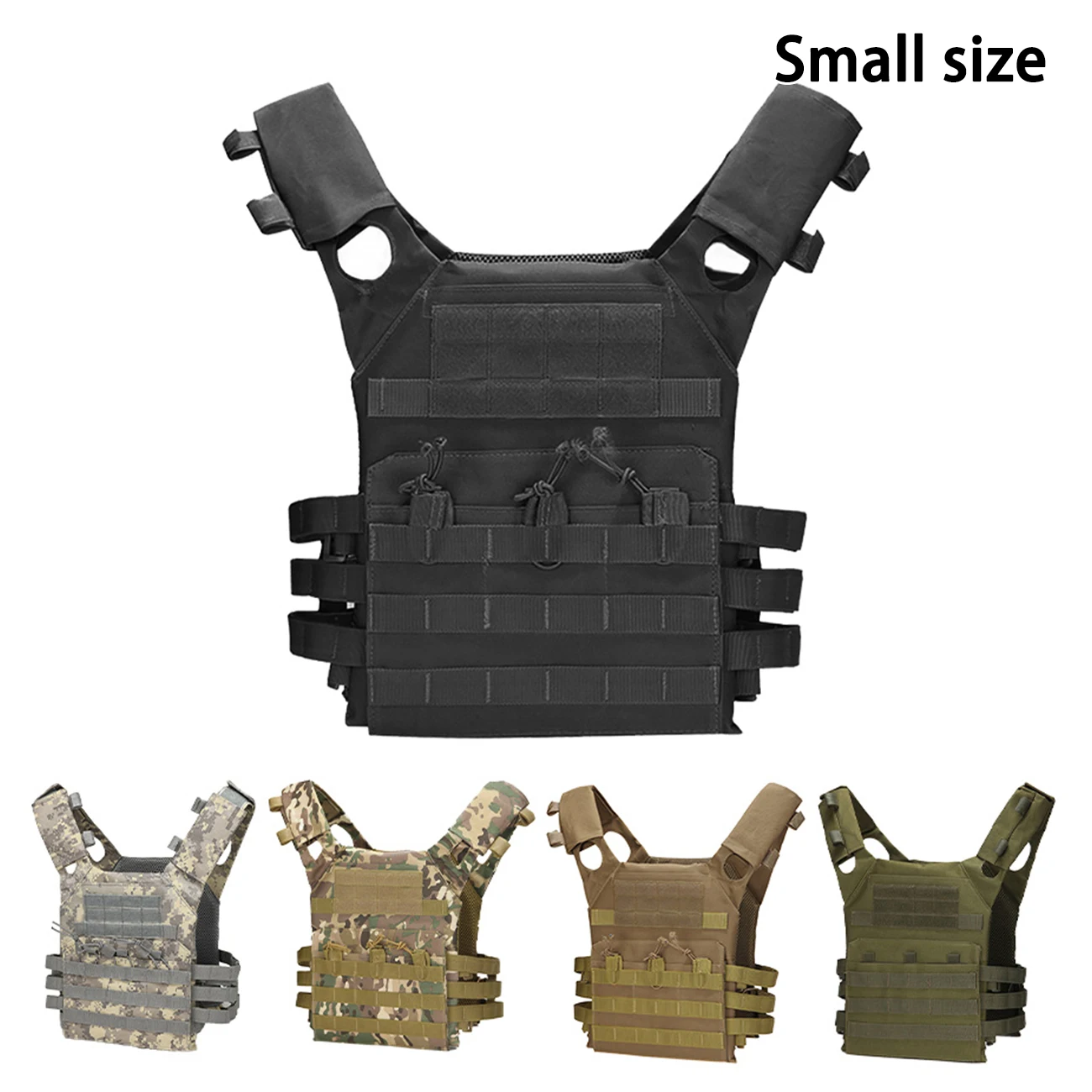 JPC chaleco táctico ultraligero MOLLE con velcro Magic Sticky - imagen 4