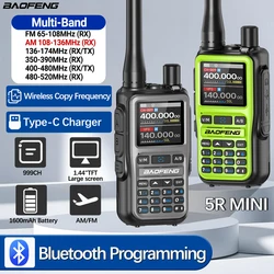 Baofeng UV-5R Walkie Talkie Multibanda Bluetooth Programable Linterna