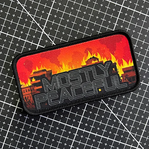 Parche táctico velcro con frase sarcasmo para mochila militar - imagen 2