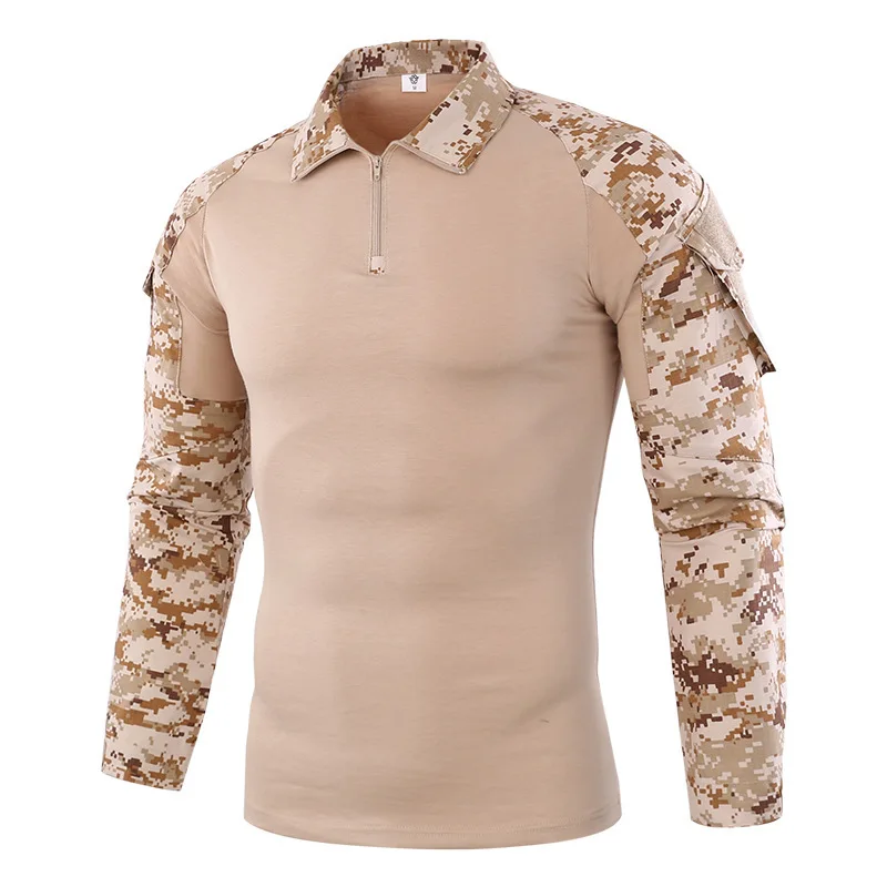 Camisa táctica manga larga camuflaje ripstop cierre frontal - imagen 4