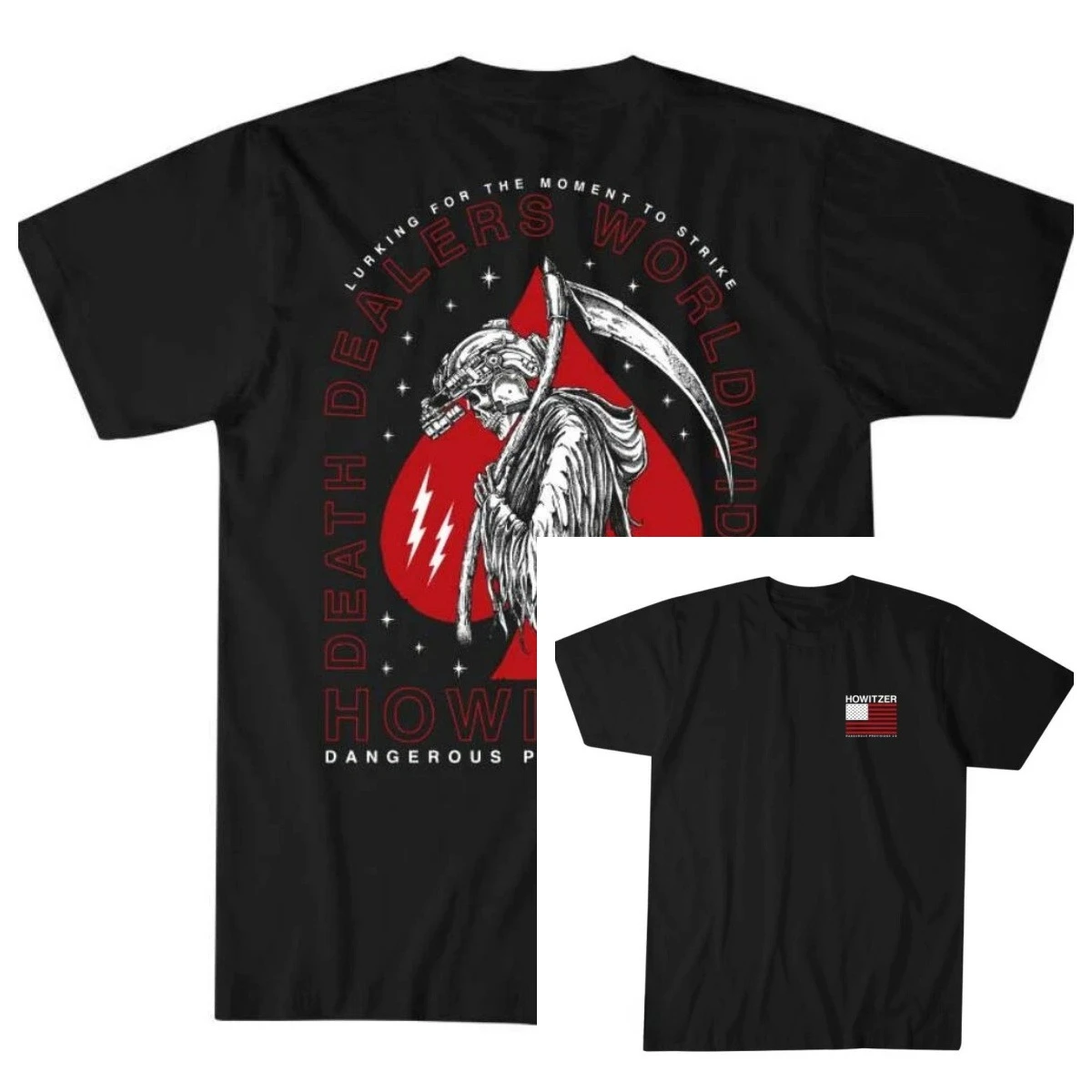 Howitzer Clothing Lurking Camiseta táctica de algodón para hombre - imagen 2