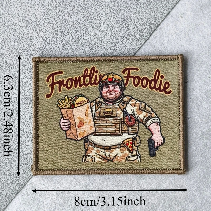 Frontline Foodie parche táctico estampado con gancho y bucle - imagen 4