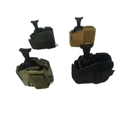 Funda táctica para pistola MOLLE de nailon camuflaje cintura