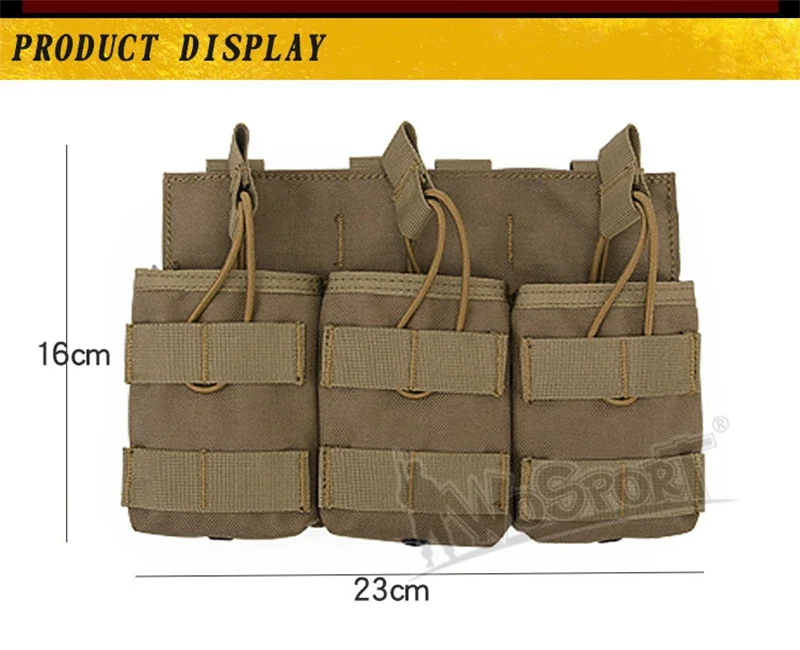 Sistema MOLLE CS para montaje en plataforma