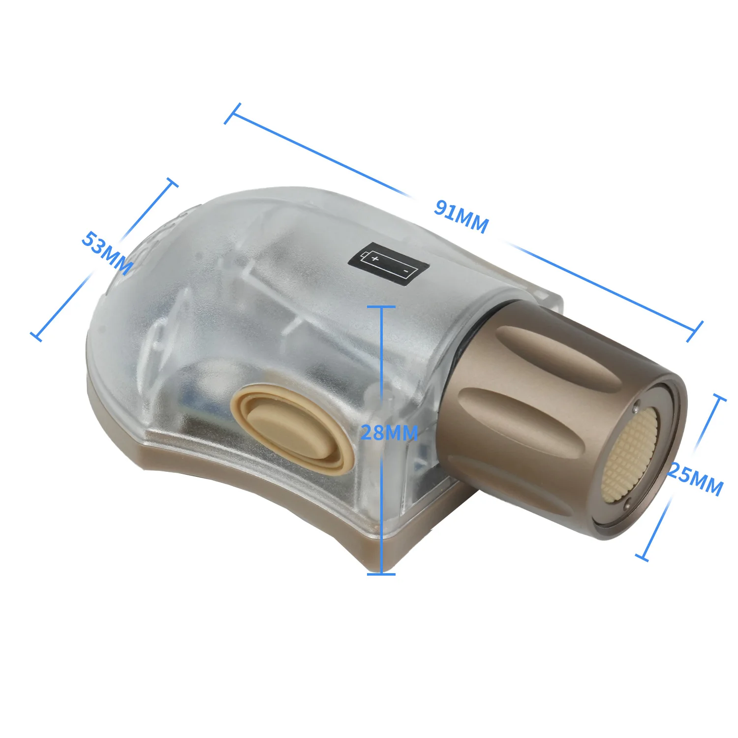 Linterna táctica para casco con estroboscopio y luz IR - imagen 4