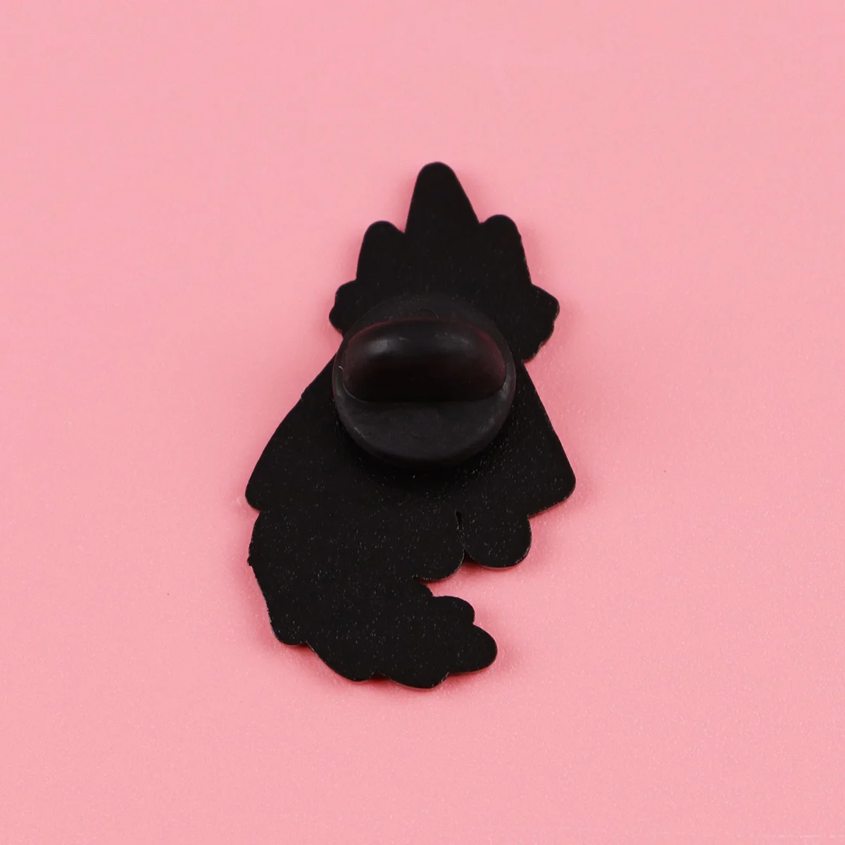 Pin esmaltado gato negro para solapa y mochila, broche de metal - imagen 2