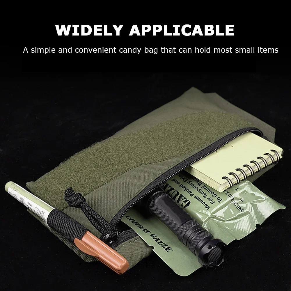 Chaleco táctico con bolsa colgante MOLLE y anillas para caza - imagen 4