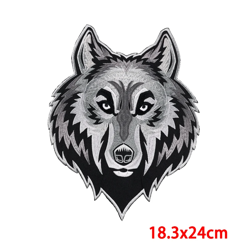 Parche táctico bordado Tigre Lobo grande coser o planchar - imagen 3
