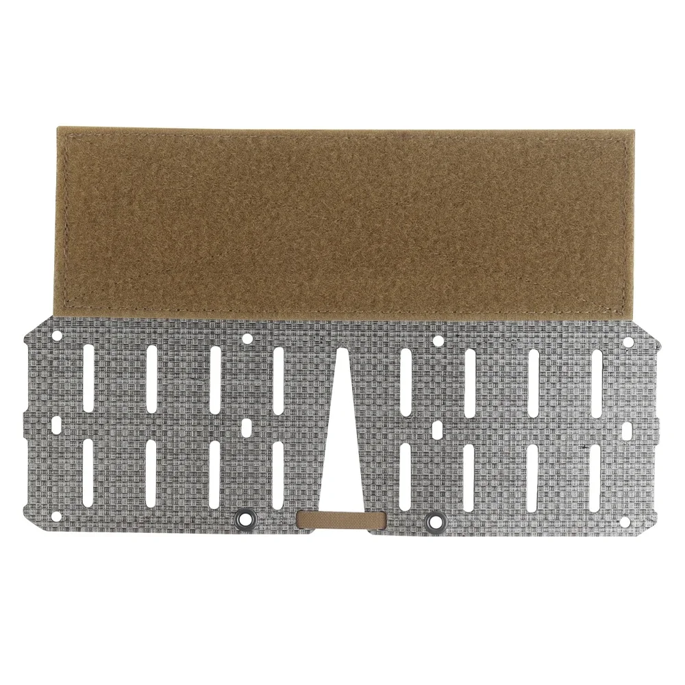 Panel táctico MOLLE horizontal para portaplacas con bolsa cargadores - imagen 3