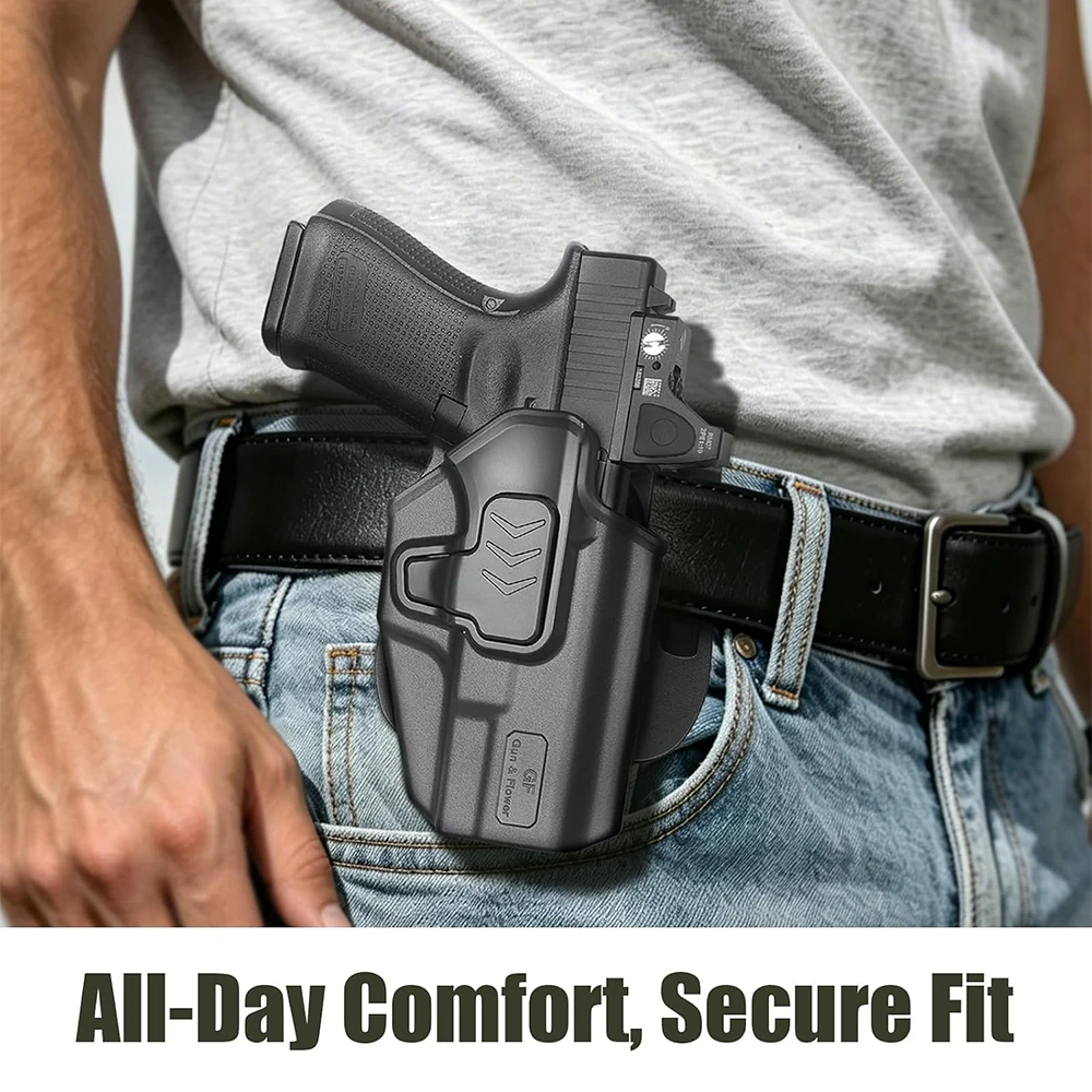 Funda OWB para Glock G19/G26/G45 con retención nivel II derecha - imagen 4