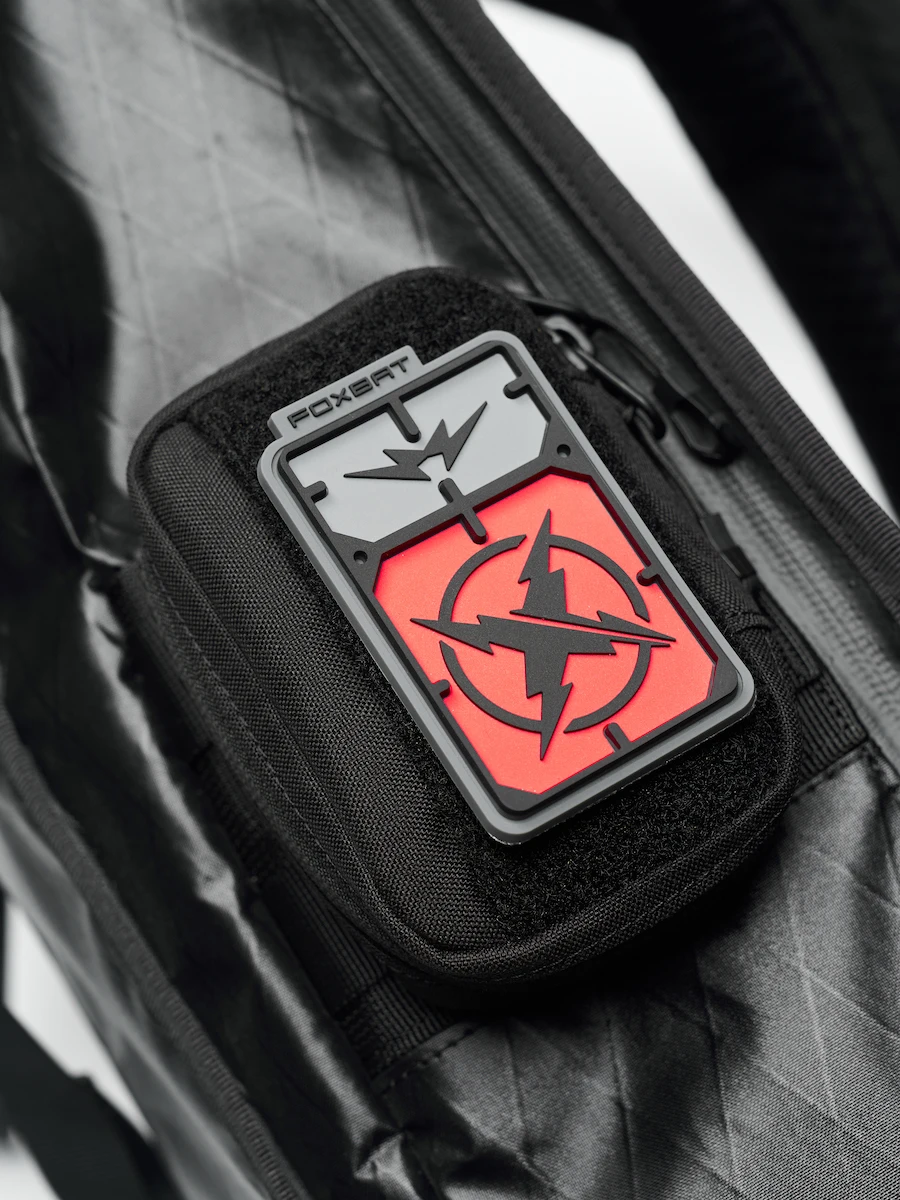 FOXBAT Parche PVC - Brazalete táctico para ropa y mochilas duraderas - imagen 3