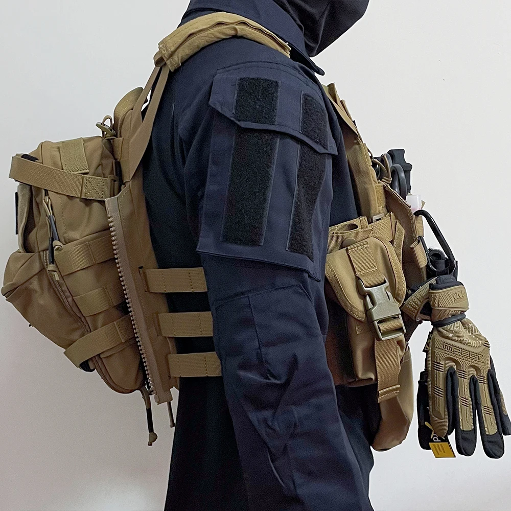 Chaleco táctico JPC de liberación rápida MOLLE Airsoft - imagen 3