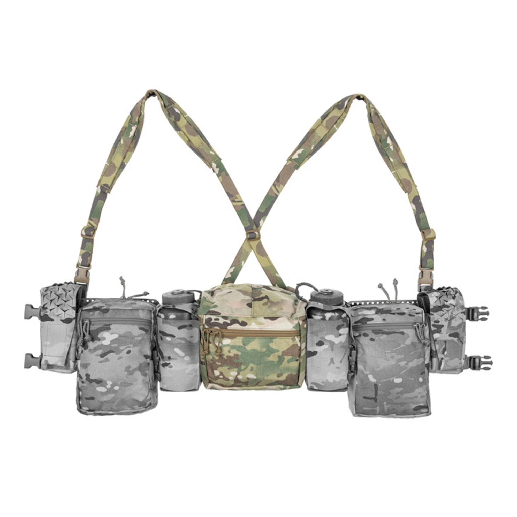 Mochila táctica LBV con kit expansor y correa pectoral - imagen 5