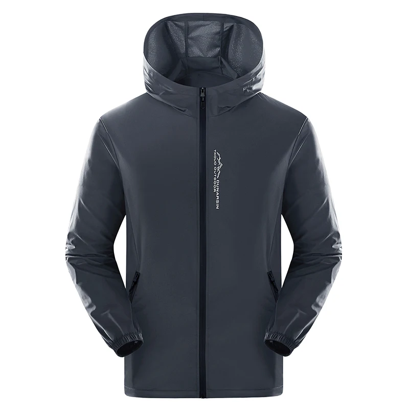 Chaqueta con capucha para hombre UPF50+ ligera y secado rápido - imagen 5